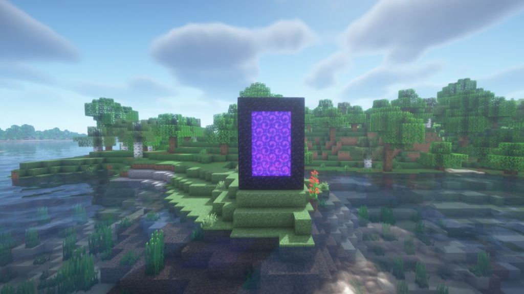 Nether Portal in Minecraft using Obsidian
