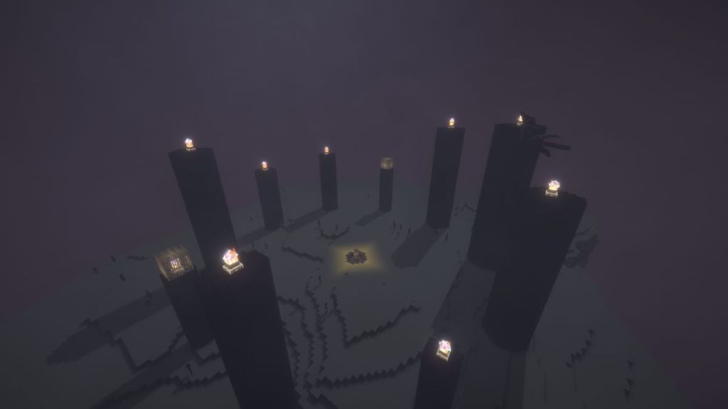 Obsidian Pillars in the End