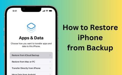 Restore iPhone from backup