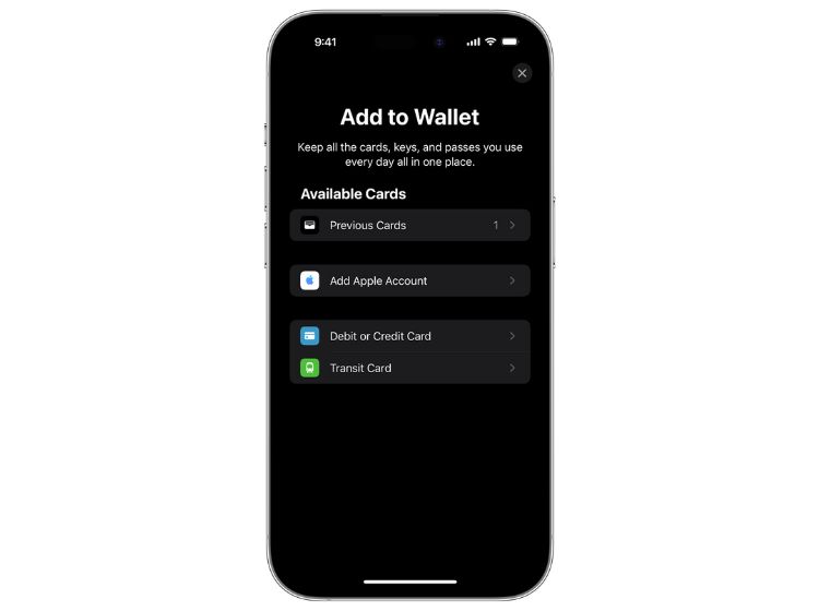 Set up Apple Pay on Apple Watch