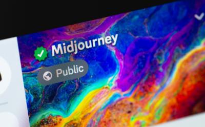 This image represents the Midjourney server on Discord