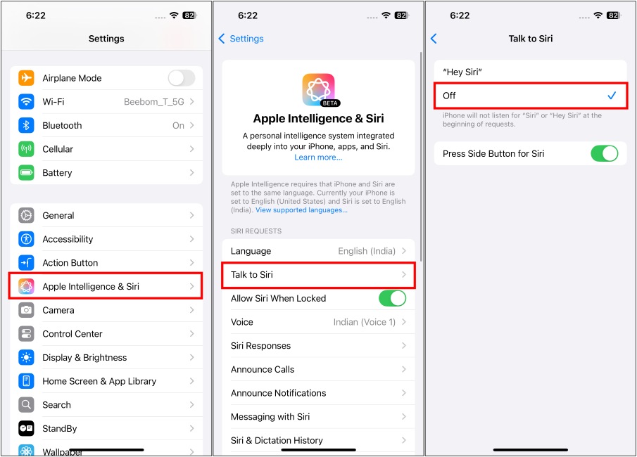 Turn off Siri Detection to improve battery life