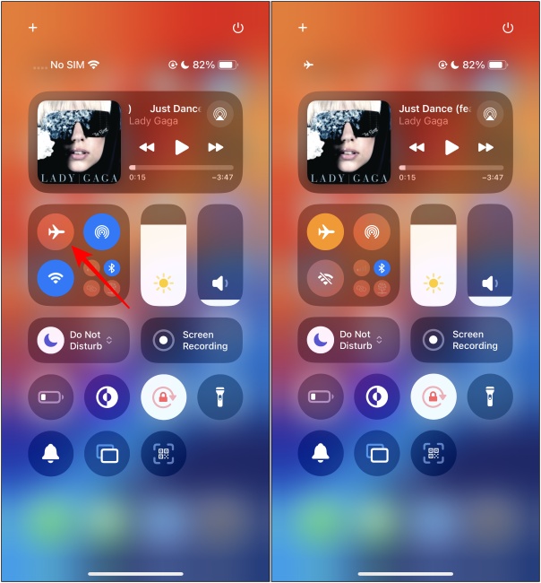 Turn on Airplane mode on your iPhone to save battery