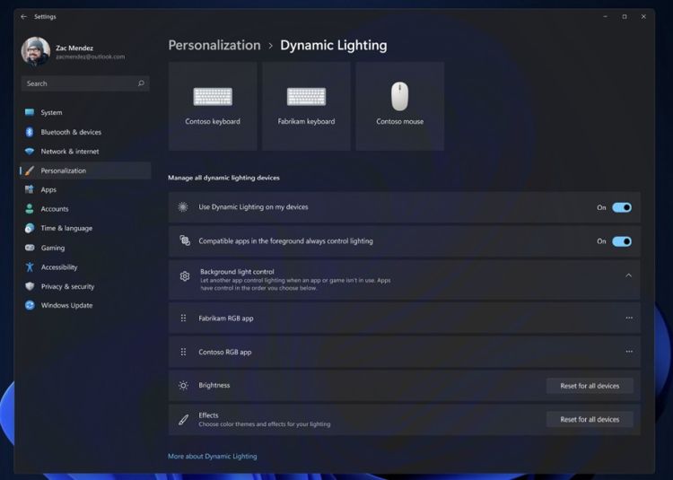 windows lighting