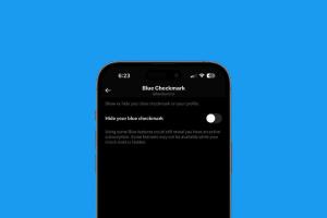 How to Hide Blue Tick on Twitter?