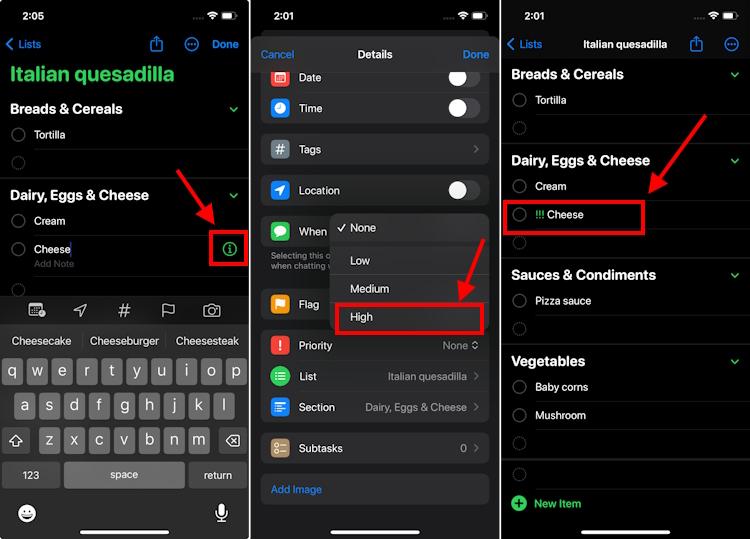 Ios Menu Lists How to Make Grocery List in iOS 17 Reminders App on iPhone | Beebom