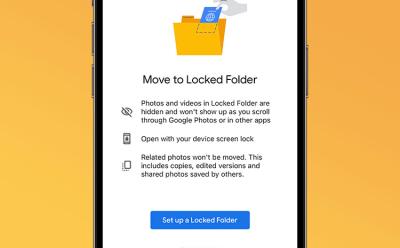 how to set up and use locked folder in Google Photos on iPhone featured