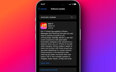 install ios 17 on iphone right now