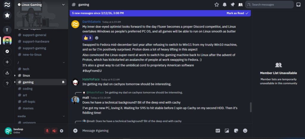 Fluxer Discord alternative screenshot