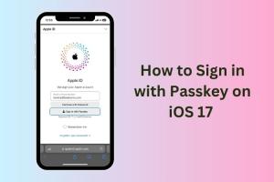 How to Sign in to your Apple Account using Passkeys in iOS 17