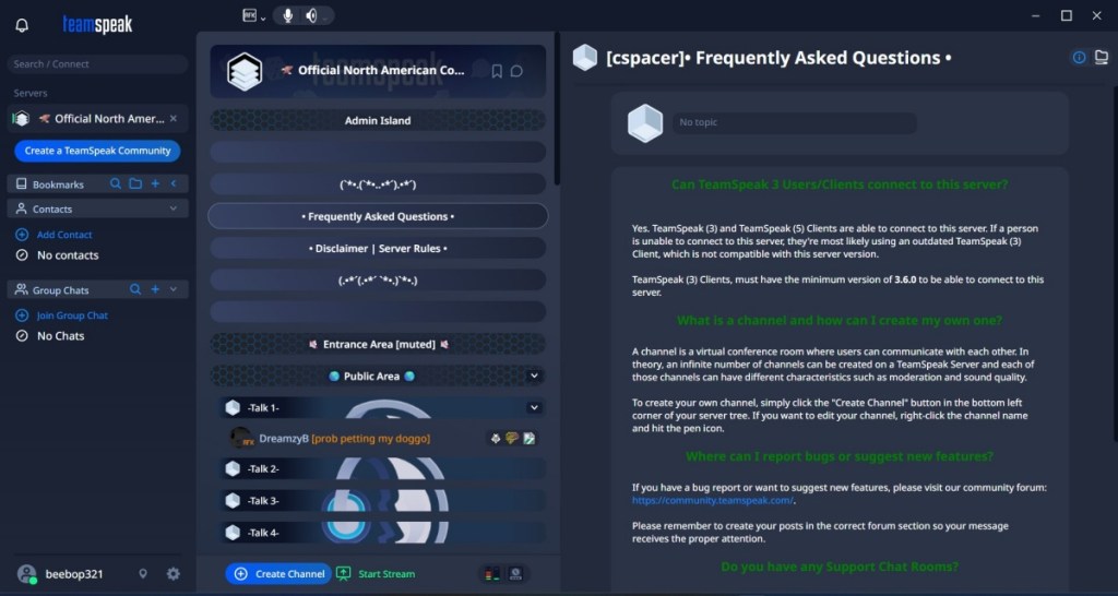 TeamSpeak Discord alternative 
