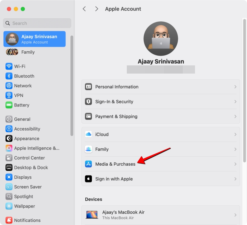 screenshots demonstrating the process of canceling Apple Music subscription on Mac using Settings App