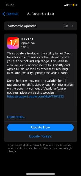 Apple Introduces iOS 17.1 for All; Here's What's New! | Beebom