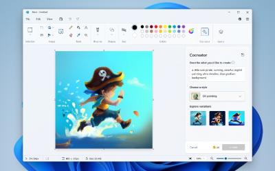 generate AI images using windows 11 Paint