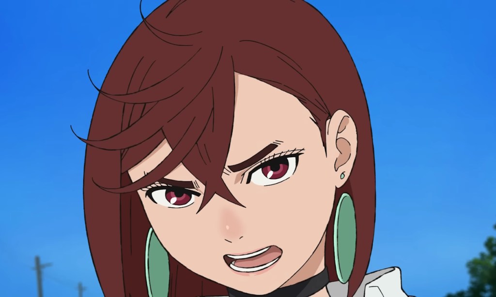 a still from dandadan anime PV