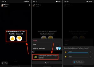 Snapchat Poll Feature How to Create Polls on Snapchat | Beebom