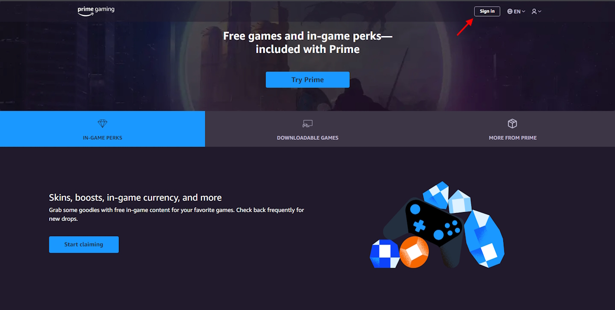 How To Claim Roblox Prime Gaming Rewards August 2024 Beebom Amazon Prime Gaming Homepage 