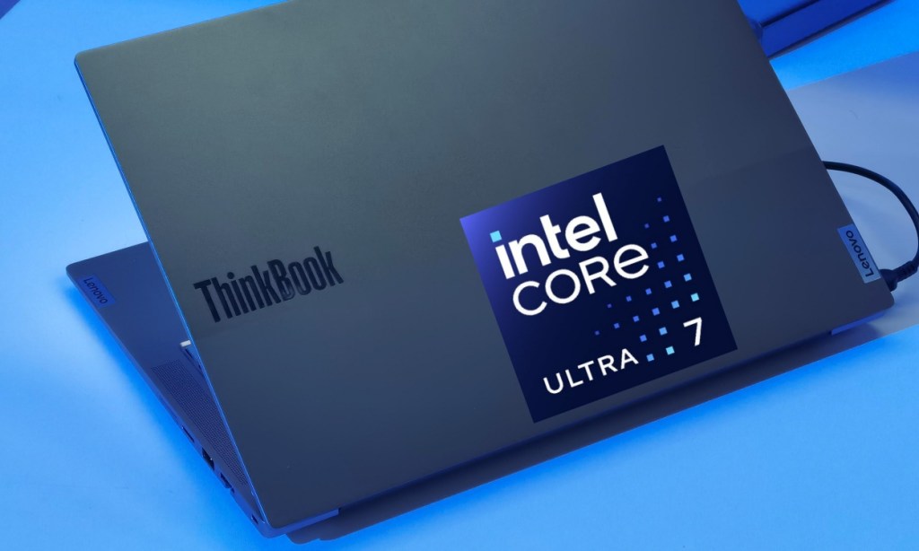 Product preview of Lenovo Thinkbook 14+ laptop with Intel Core Ultra CPU