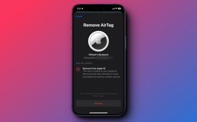 Remove AirTag from Apple ID