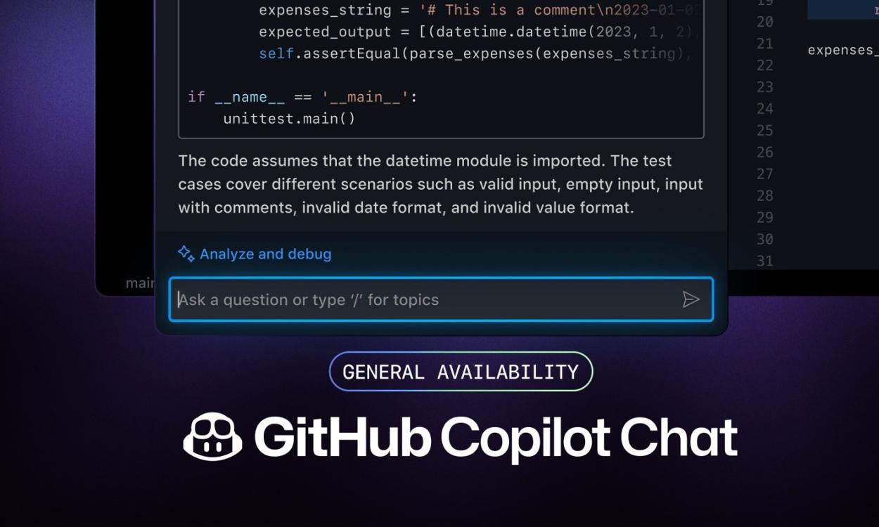GitHub Copilot Chat is Now Generally Available to All Users | Beebom