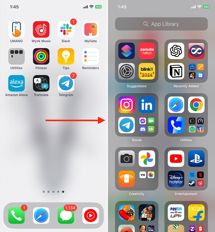 How to Use App Library on iPhone to Organize Your Apps | Beebom