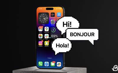 change language on iPhone