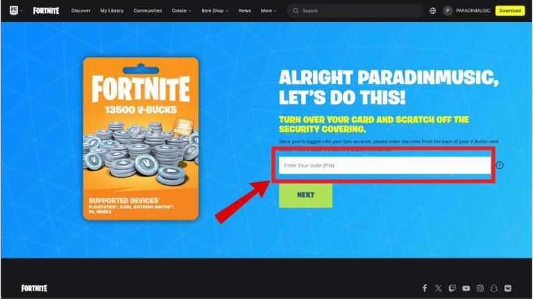 Vbucks Code Template How to Redeem Fortnite V-Bucks Card | Beebom