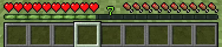 Full Minecraft Hunger and Saturation Points