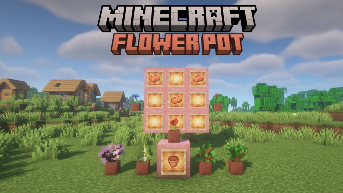 How to Make a Flower Pot in Minecraft