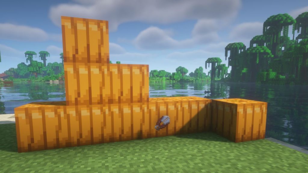 Items Required to Carve a Pumpkin in Minecraft