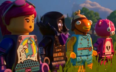 Lego Fortnite Villagers in a Cinematic cover