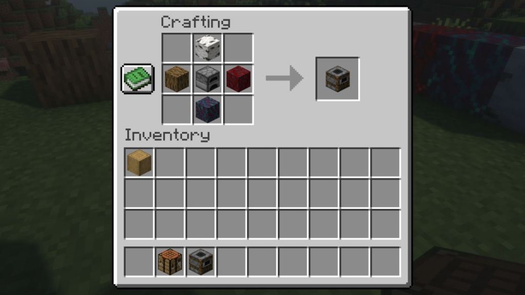 Minecraft Smoker Crafting Recipe