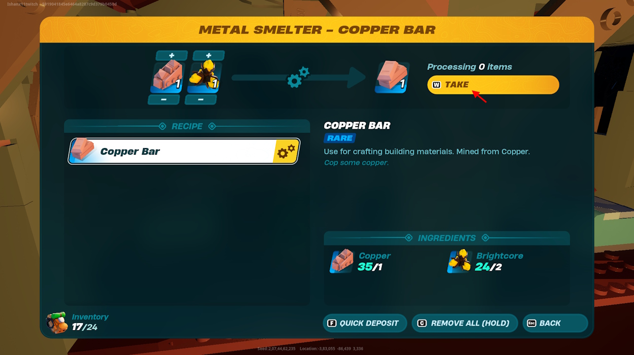 How to Get Copper Bar in LEGO Fortnite Beebom