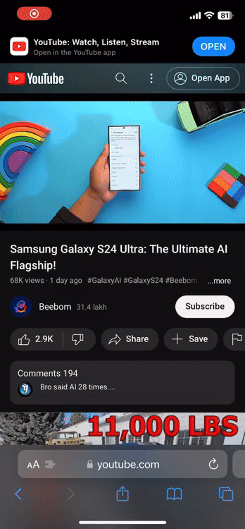 How to Use YouTube Picture-in-Picture (PiP) on iPhone