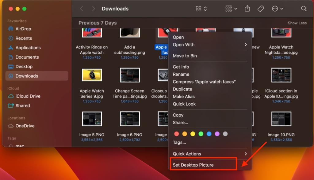 how to change laptop wallpaper macbook