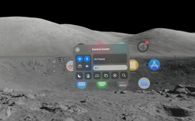 How Open Control Center Vision Pro