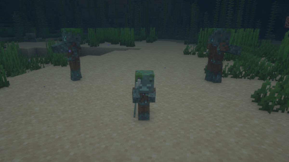 Killing Drowned to Get Minecraft Trident