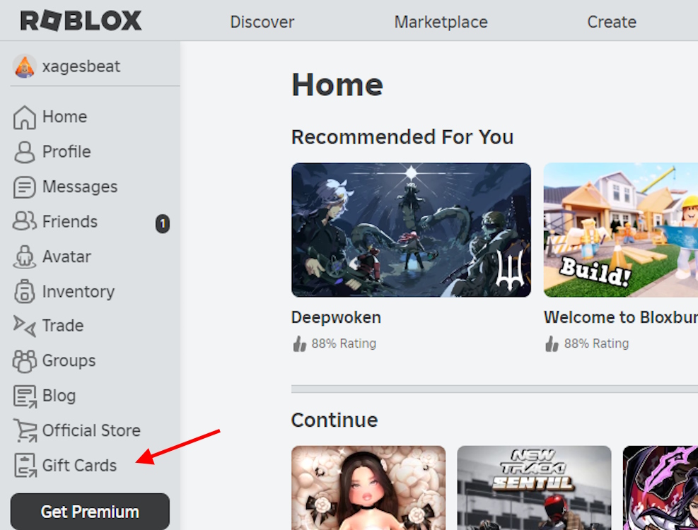 How To Redeem Roblox Gift Card Easy Guide Beebom Roblox Gift Cards Option 
