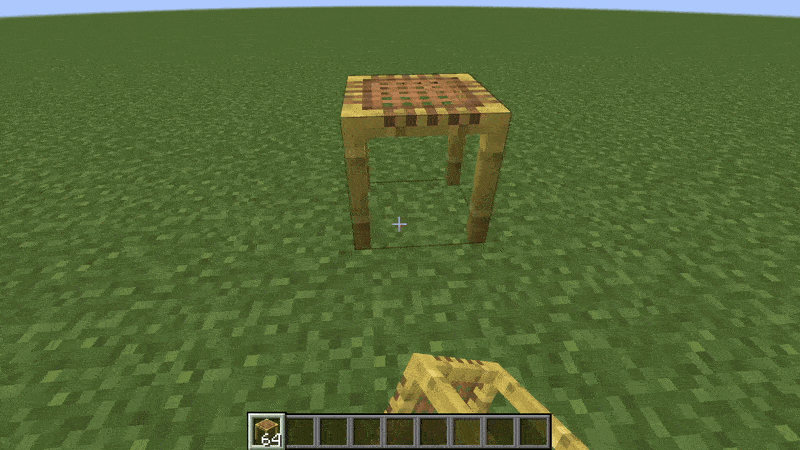 Placing scaffolding without holding the sneak button