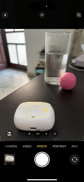 Set focus point in iPhone camera