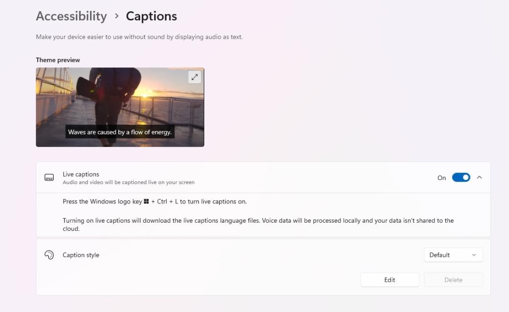 live captions in windows 11 24h2