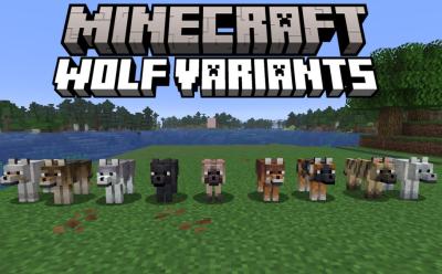 All Wolf Variants in Minecraft
