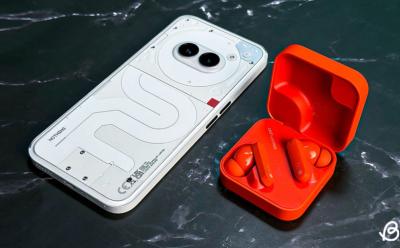 CMF Buds shown with the case open.