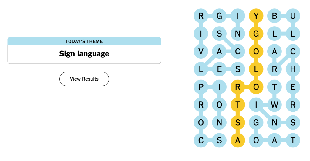 NYT Strands Hints and Answers for March 25, 2024
