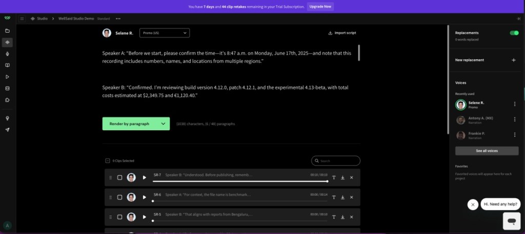 WellSaid-Labs-Voice-Generation-Screenshot