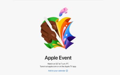Apple iPad event announcement
