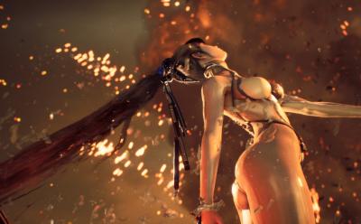 EVE in Skin Suit in Stellar Blade