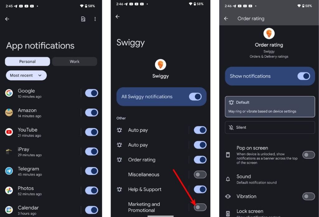Enable notification channels