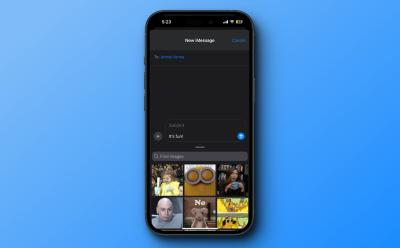 How send GIF in iMessage