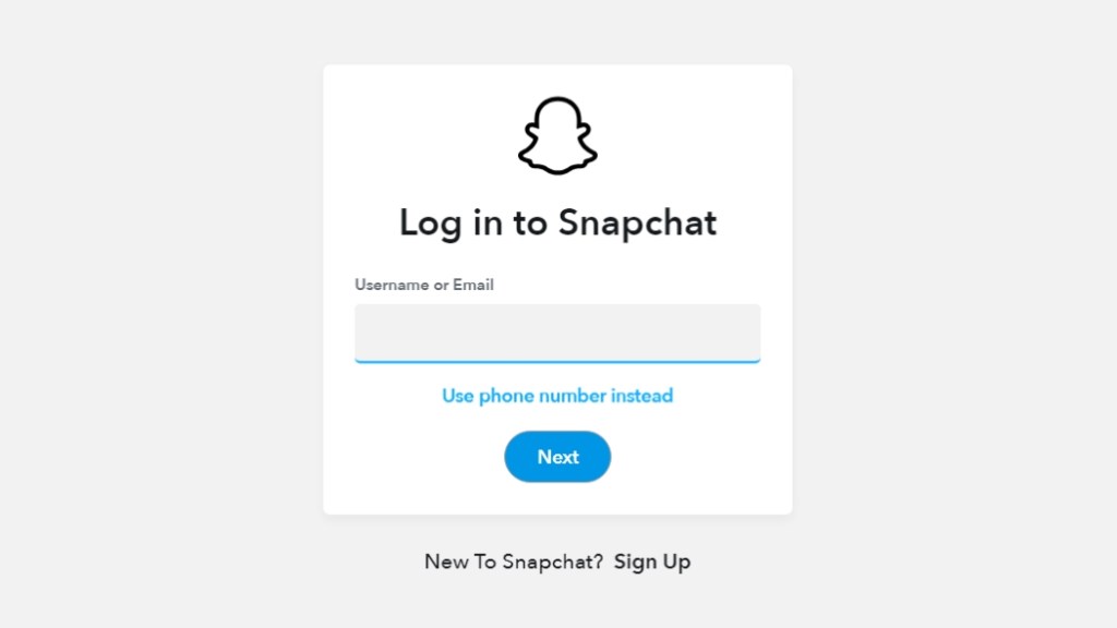 Log-In-Page-Snapchat-Web